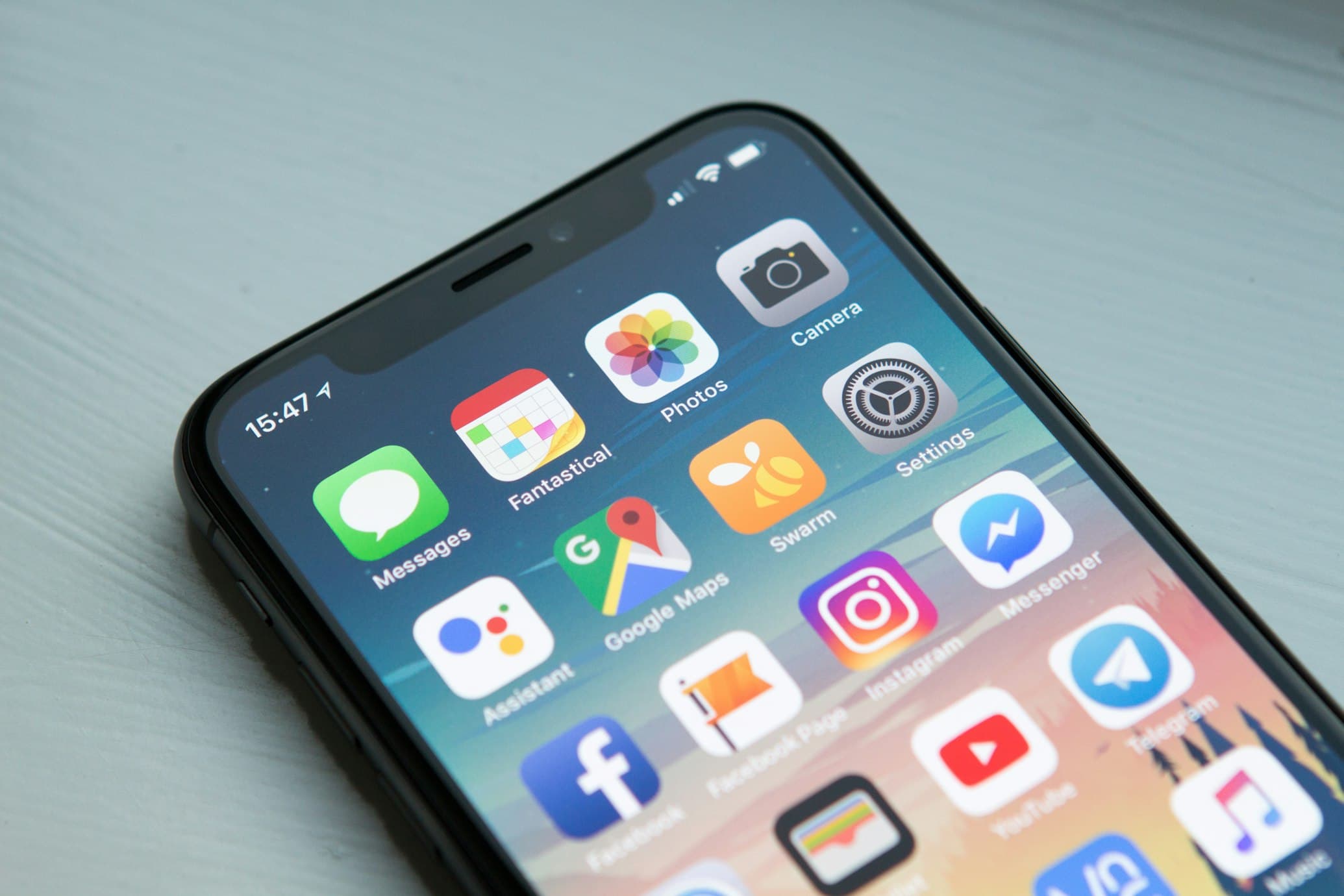 Mobile app development background